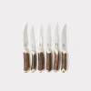 Steak Knife Carrier With Six Steak Knives :: Tan