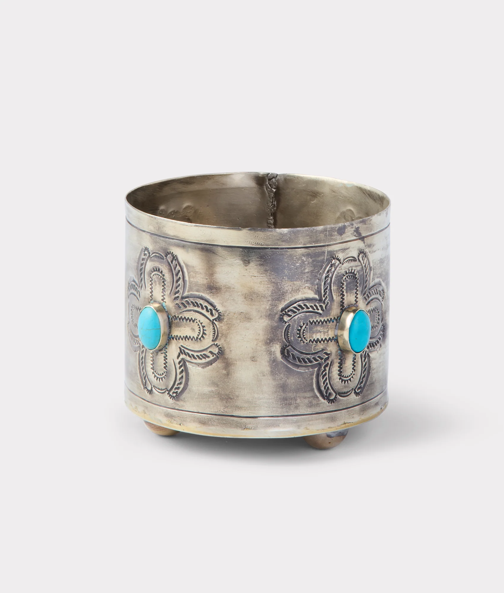 Southwestern Wine Coaster :: Silver