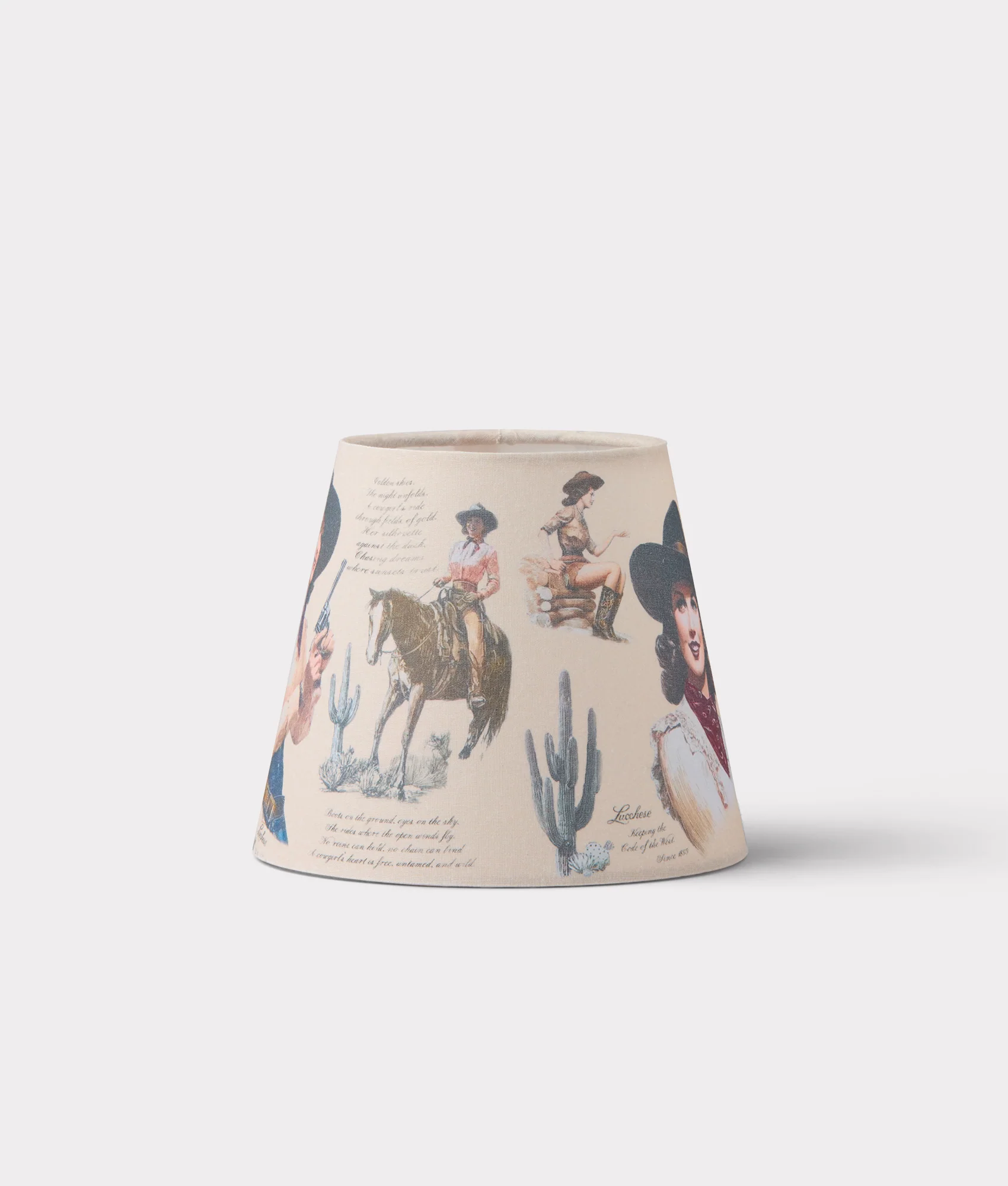 Vintage Lampshade :: Ivory