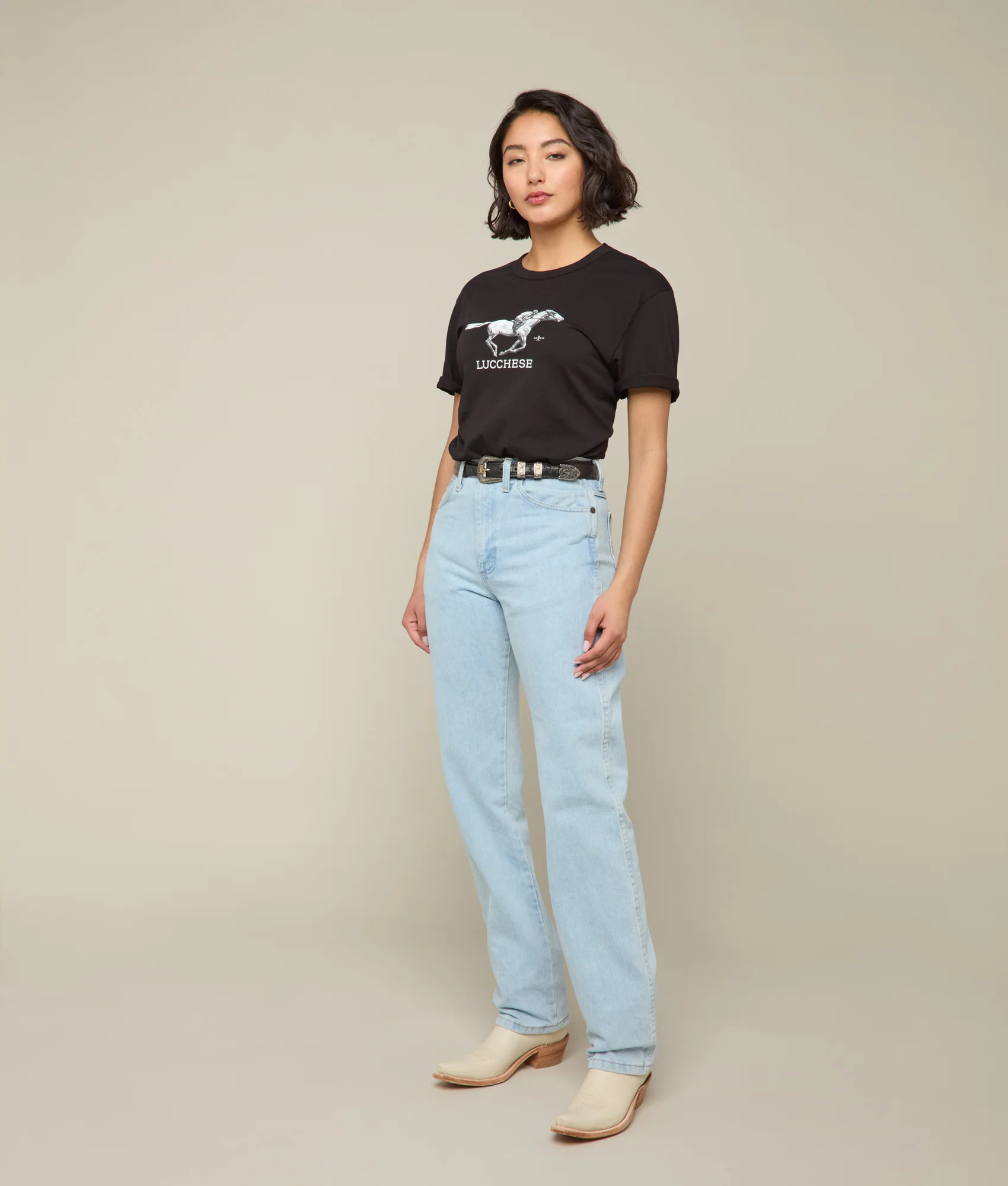 Lucchese Racehorse Tee :: Black