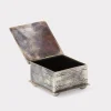 Southwestern Heart Box :: Silver