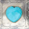 Southwestern Heart Box :: Silver