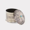 Southwestern Round Box :: Silver