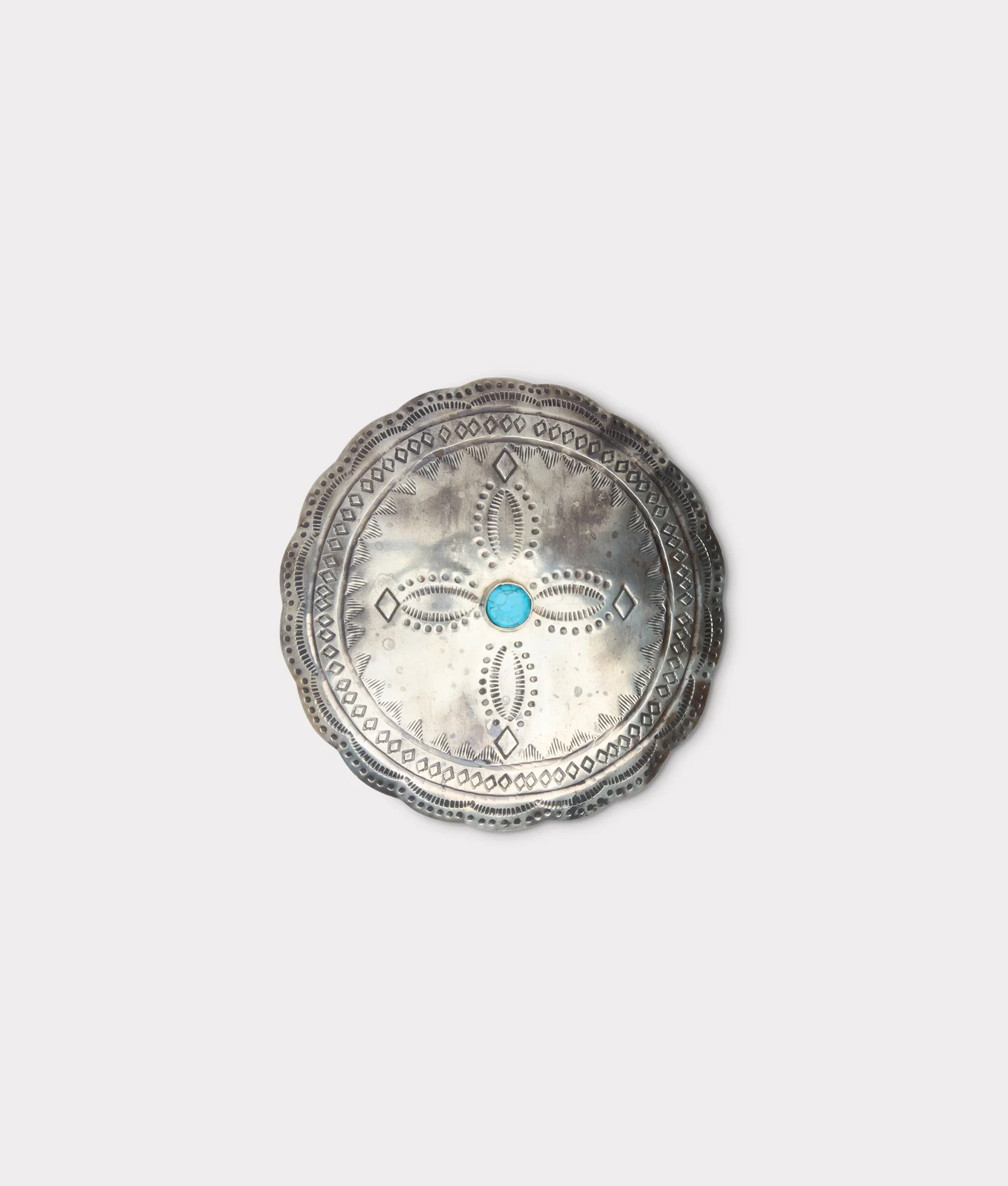 Southwestern Round Box :: Silver