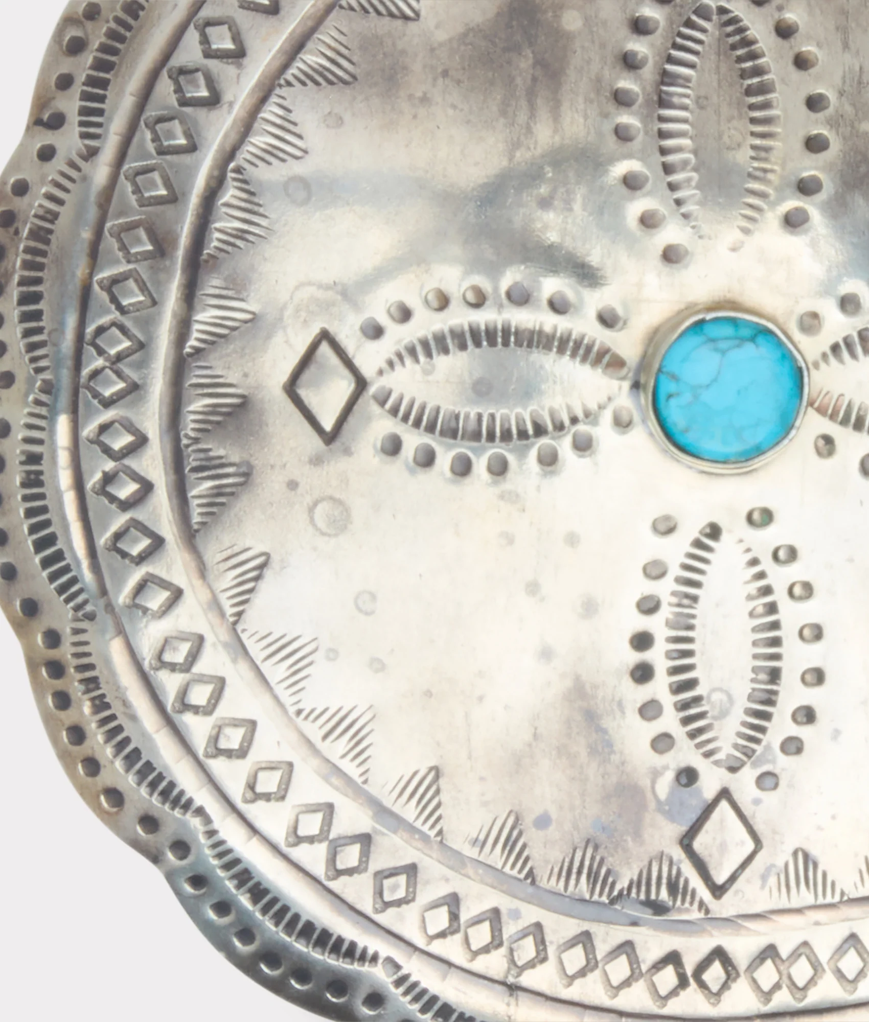Southwestern Round Box :: Silver