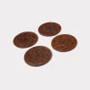 Carver Coaster - Set of Six :: Brown