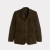 Hogan Suede Blazer :: Olive