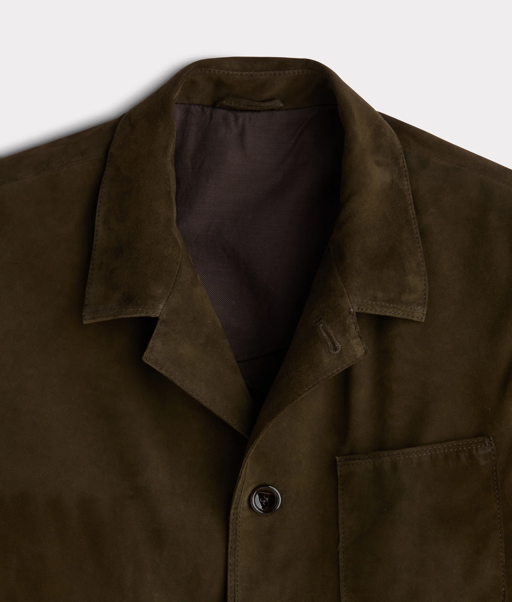 Hogan Suede Blazer :: Olive