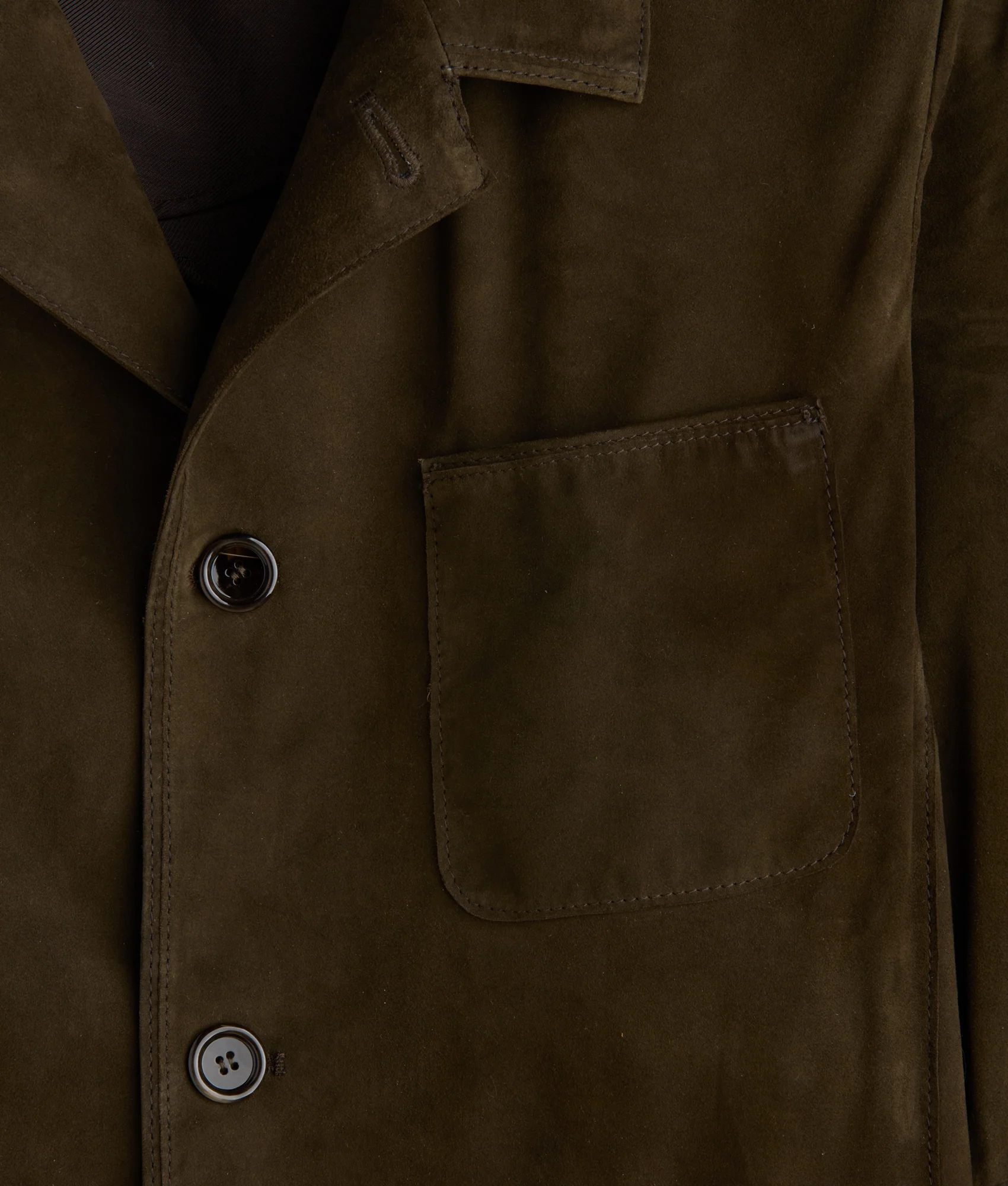 Hogan Suede Blazer :: Olive