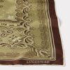 Mirrored L Silk Scarf :: Olive