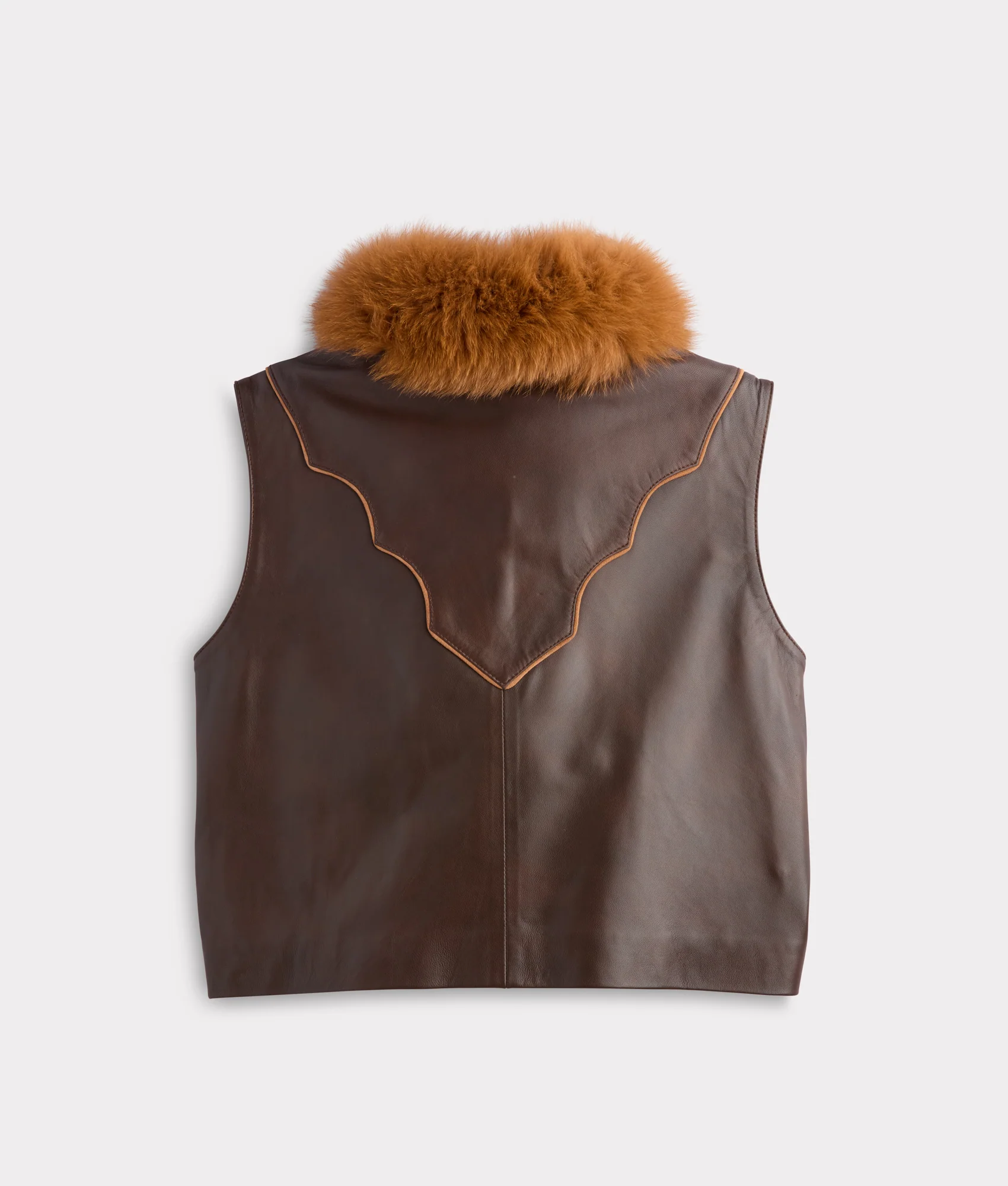 Duchess Of The Range Fur Vest :: Brown