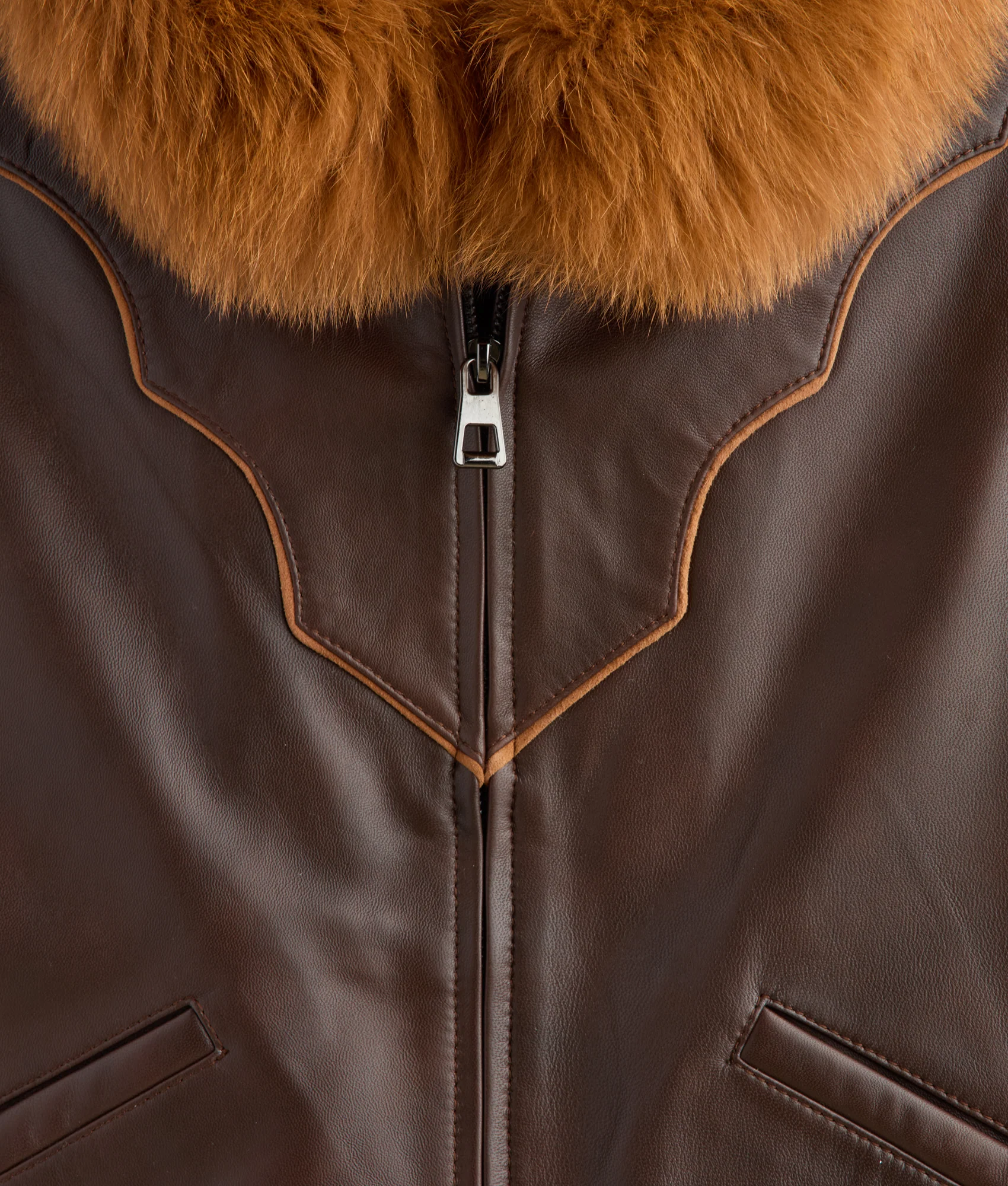 Duchess Of The Range Fur Vest :: Brown