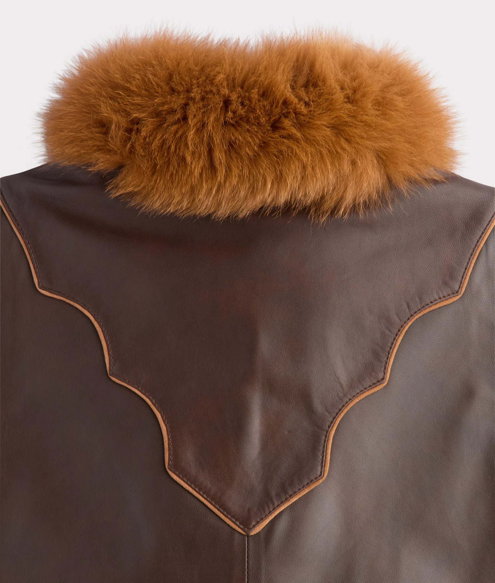 Duchess Of The Range Fur Vest :: Brown