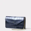 Long Exotic Wallet On A Chain :: Black