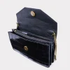 Long Exotic Wallet On A Chain :: Black