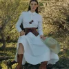 Lela Rose x Lucchese Bunting :: White