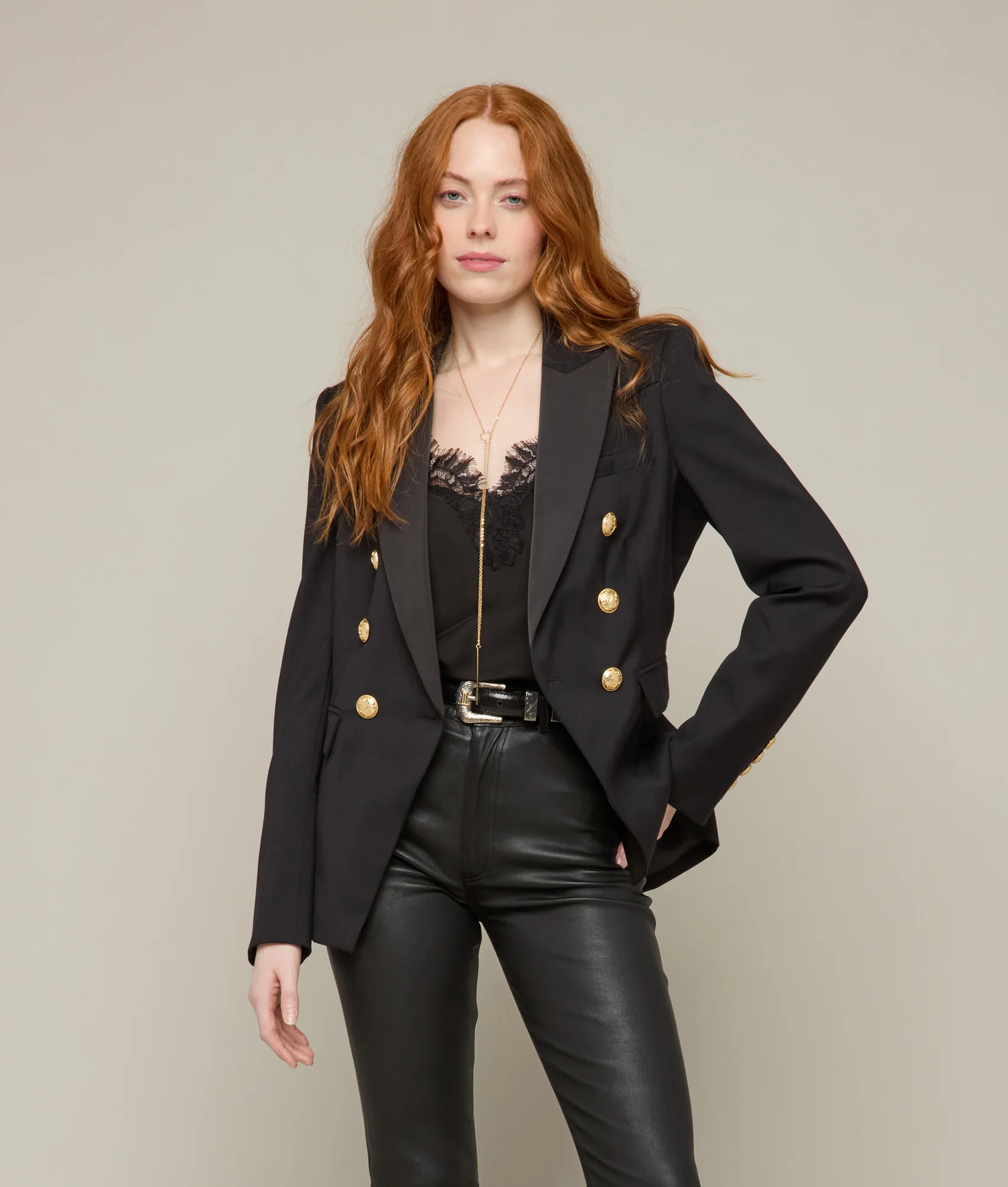 11550-jackie-western-yoke-blazer-black-1.webp Jackie Western Yoke Blazer :: Black