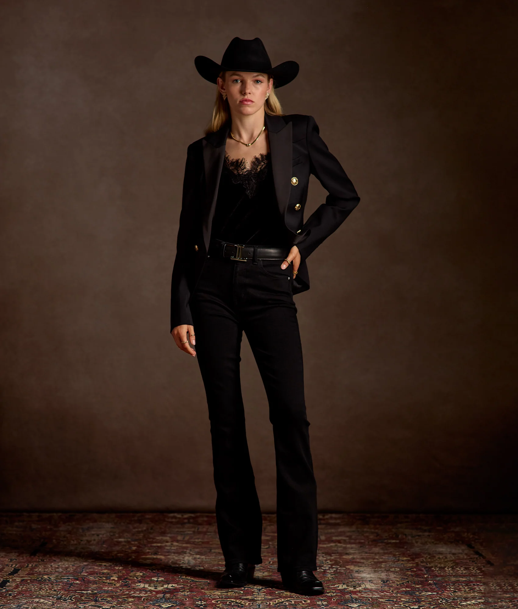 11550-jackie-western-yoke-blazer-black-3.webp Jackie Western Yoke Blazer :: Black