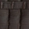 Card Case - American Alligator :: Chocolate
