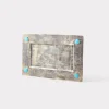 Large Southwestern Tray :: Silver