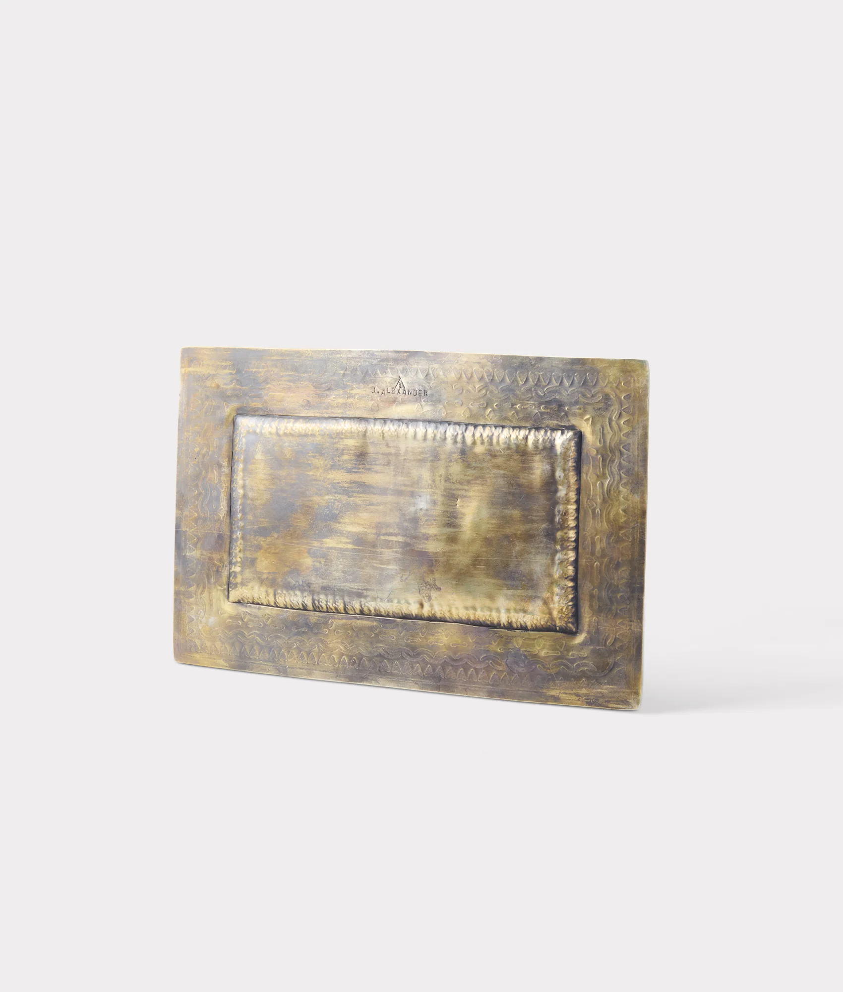 Large Southwestern Tray :: Silver