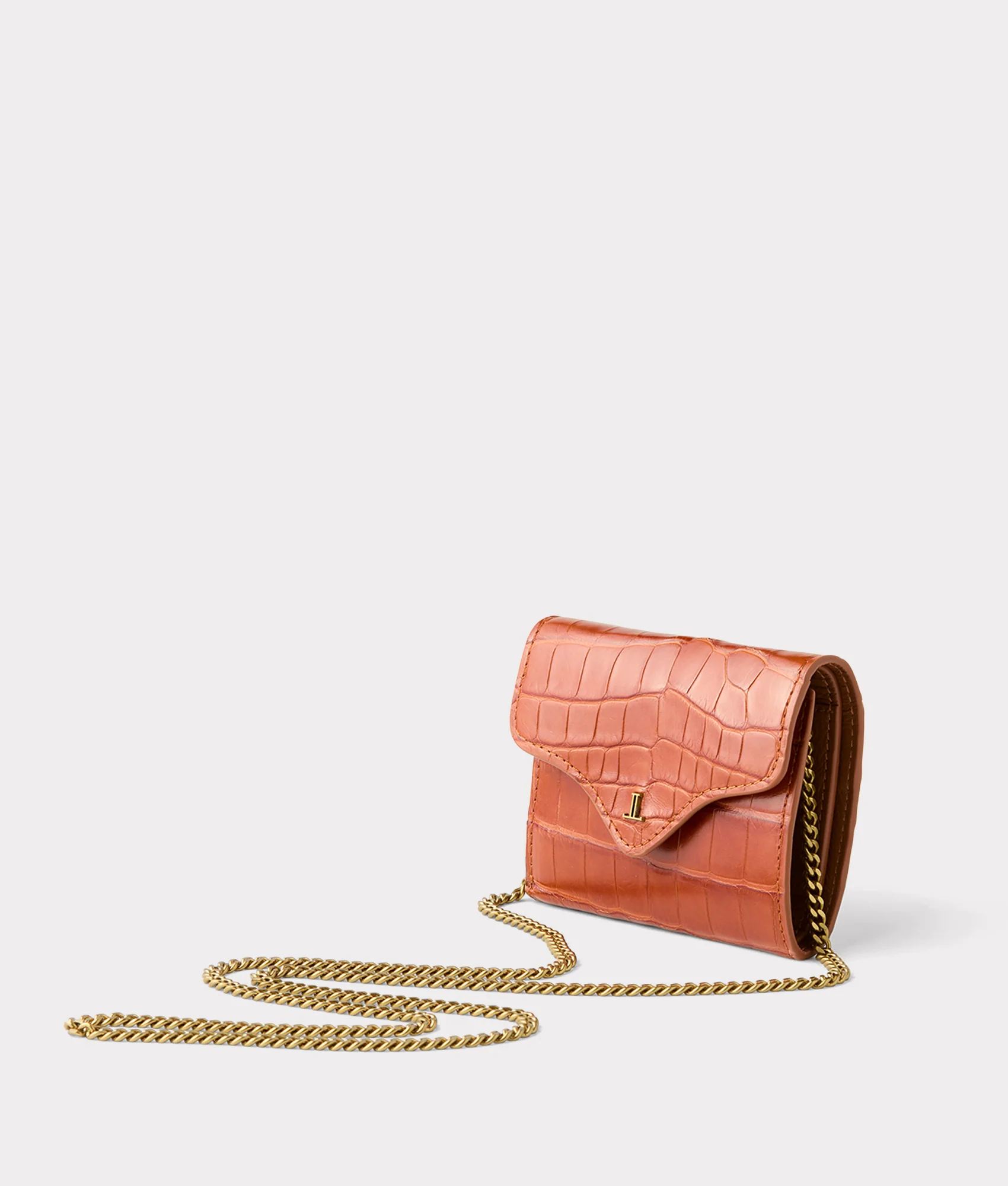 Short Exotic Wallet On A Chain :: Yellow