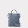 Large Lola Exotic Shopper :: Storm Blue