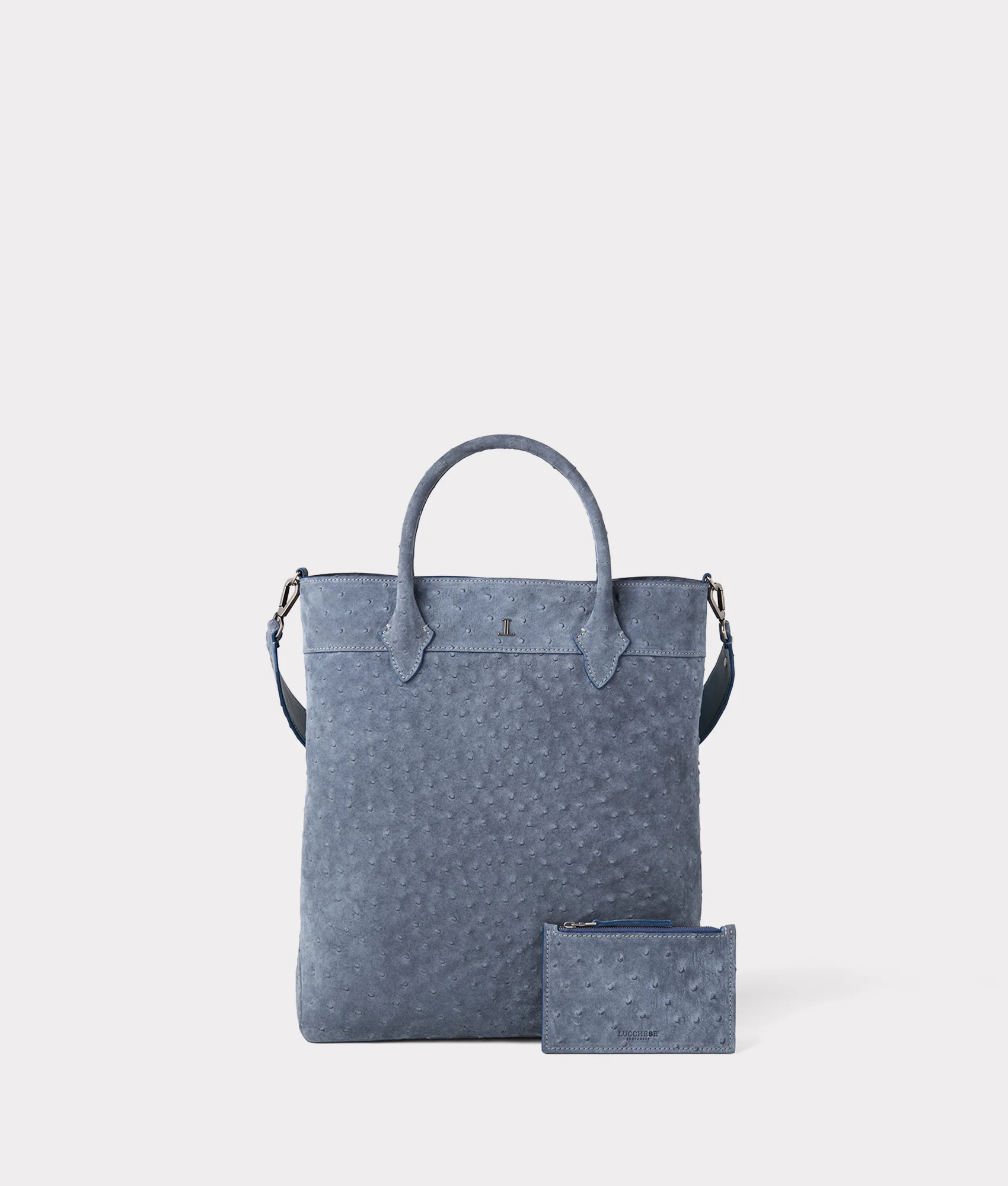Large Lola Exotic Shopper :: Storm Blue