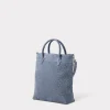 Large Lola Exotic Shopper :: Storm Blue