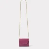 Short Wallet On A Chain :: Burgundy