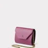 Short Wallet On A Chain :: Burgundy