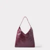 Goldie Concho Tote :: Burgundy