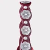 Goldie Concho Tote :: Burgundy