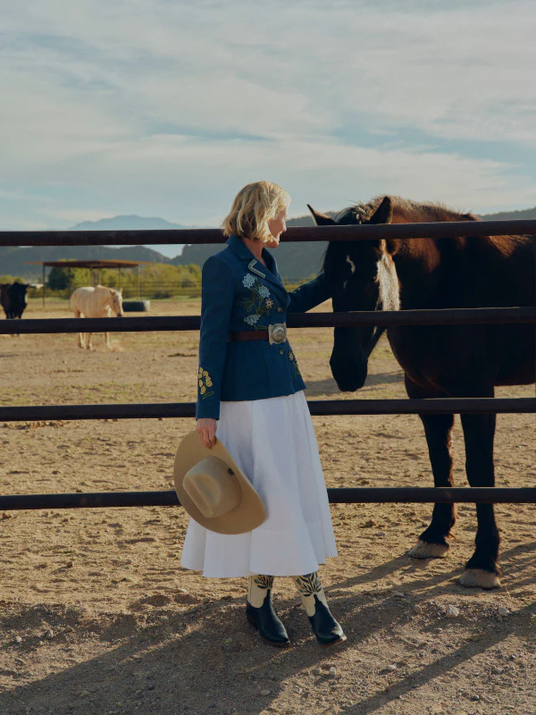 Lela Rose x Lucchese Heron :: Denim