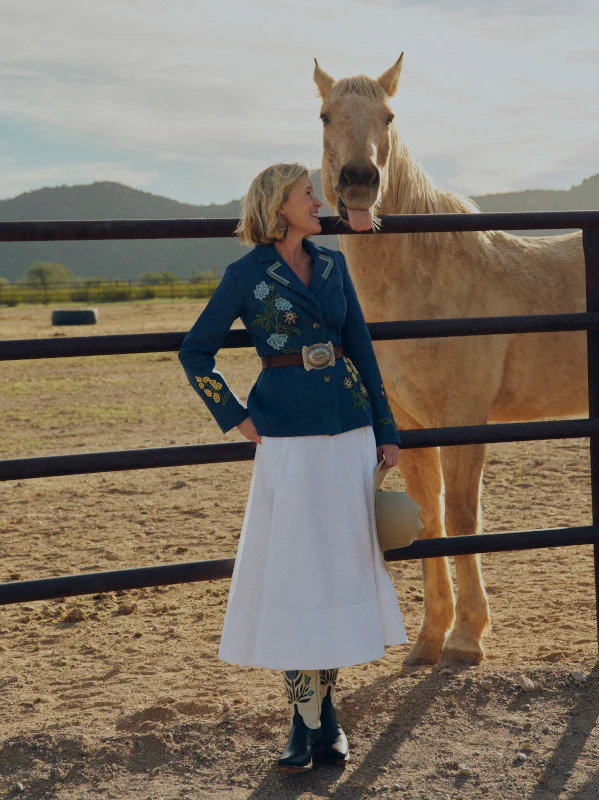 Lela Rose x Lucchese Heron :: Denim