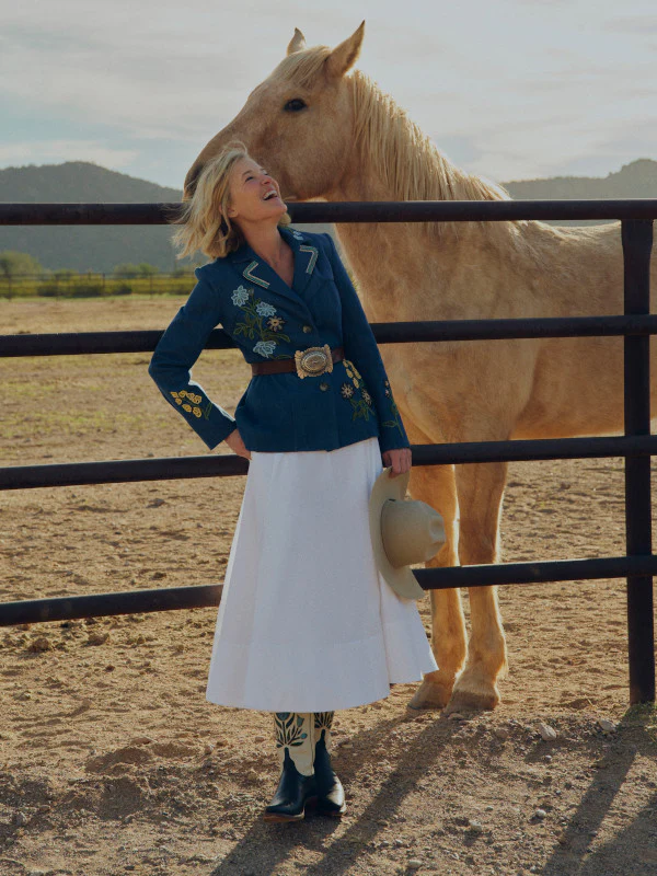 Lela Rose x Lucchese Heron :: Denim