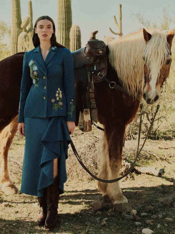 Lela Rose x Lucchese Heron :: Denim