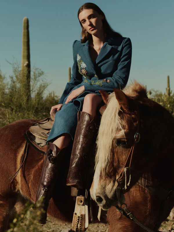Lela Rose x Lucchese Heron :: Denim