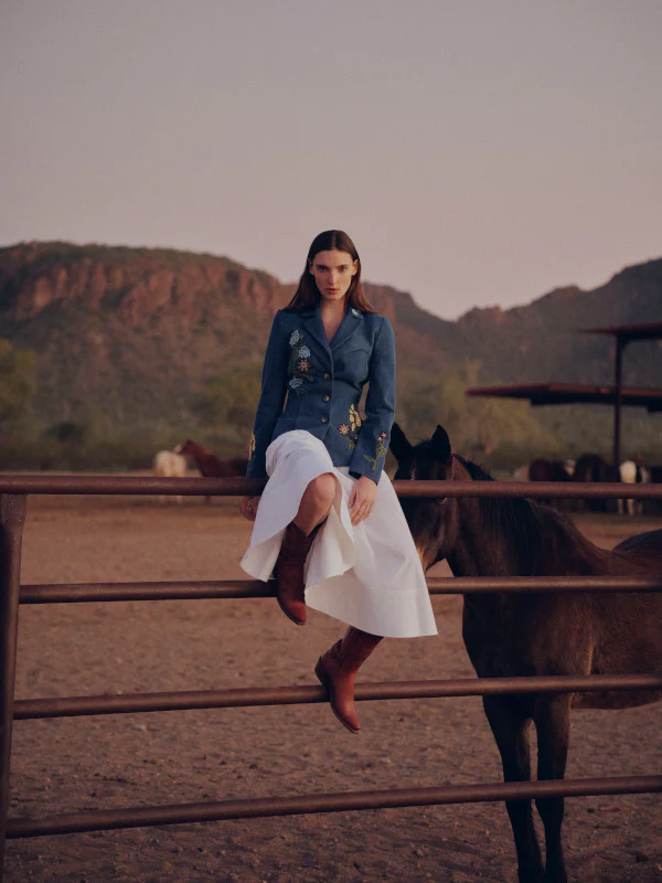 Lela Rose x Lucchese Heron :: Denim