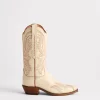 Tilly :: Glitz Cream W/ Burnt Orange Stitching