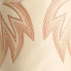 Tilly :: Glitz Cream W/ Burnt Orange Stitching