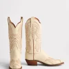 Tilly :: Glitz Cream W/ Burnt Orange Stitching