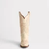 Tilly :: Glitz Cream W/ Burnt Orange Stitching