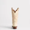 Tilly :: Glitz Cream W/ Burnt Orange Stitching
