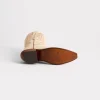 Tilly :: Glitz Cream W/ Burnt Orange Stitching