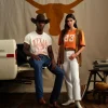 Tilly :: Glitz Cream W/ Burnt Orange Stitching