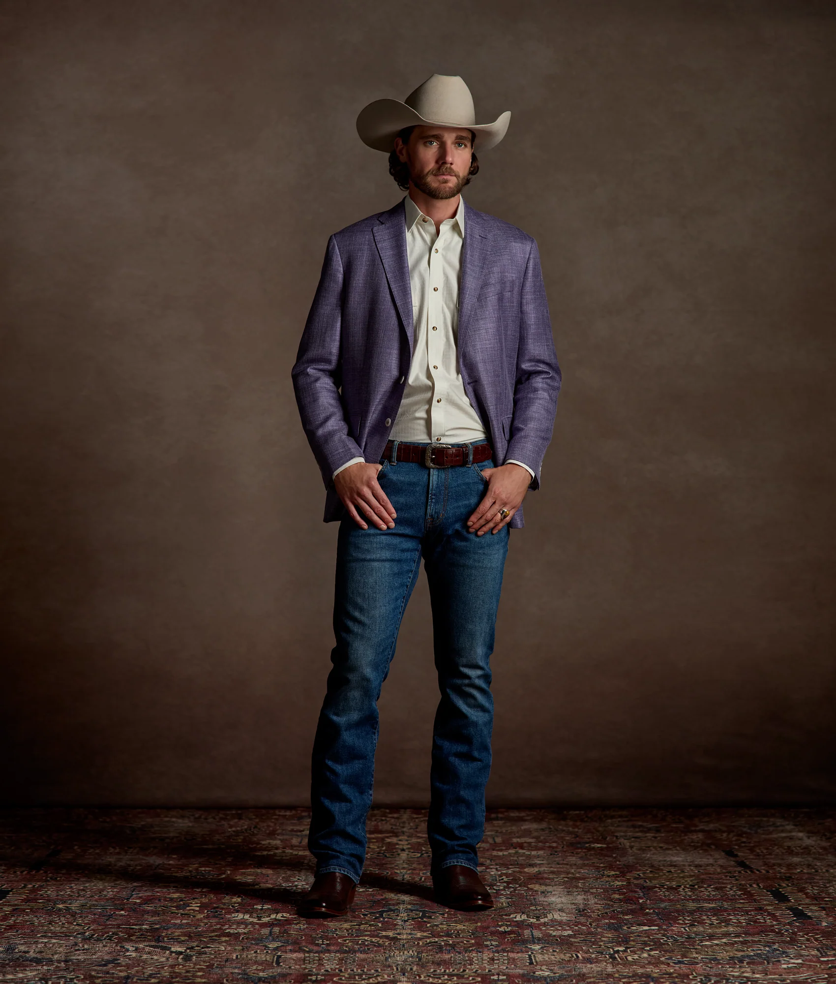 Lucchese Sport Coat :: Purple