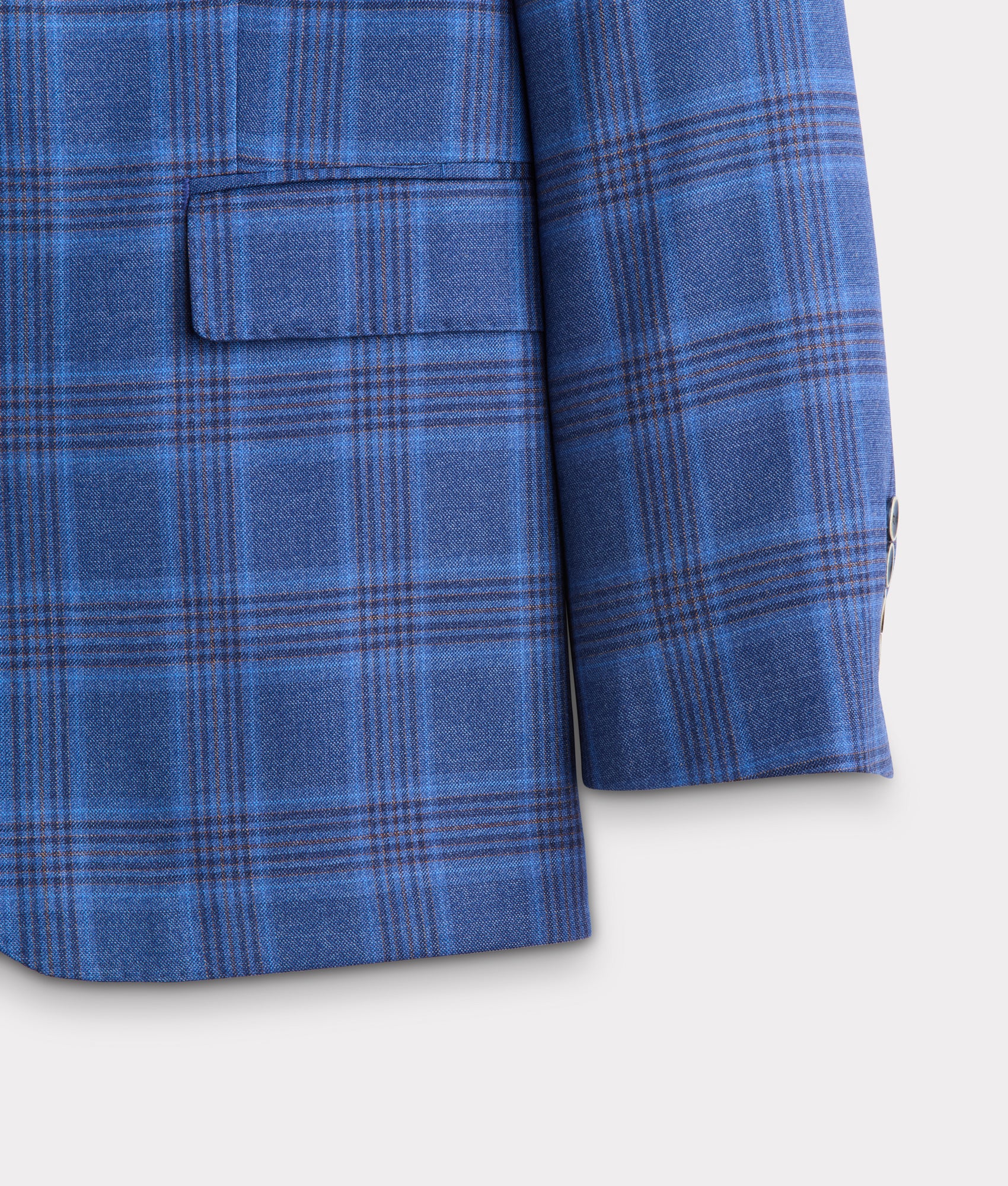 Lucchese Sport Coat :: Blue Plaid
