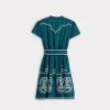 Cassidy Flutter Dress :: Ocean
