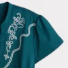Cassidy Flutter Dress :: Ocean